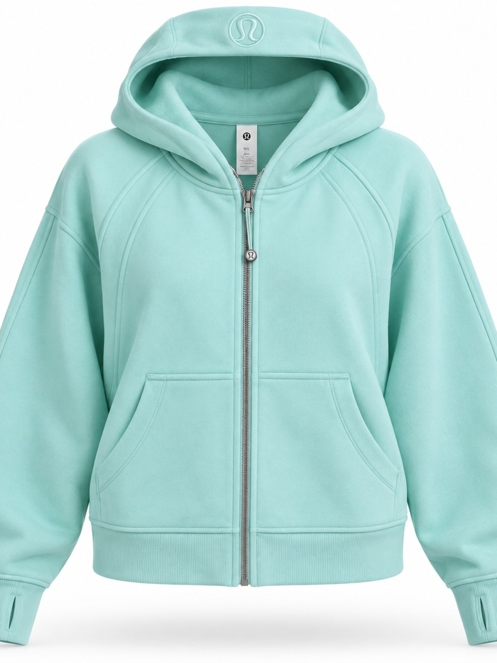 Lululemon Scuba Oversized Full Zip Hoodie Ideal Mint M/L NWT
